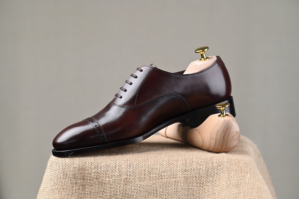 CAMUS Punched Cap Toe Oxfords - CNES Shoemaker