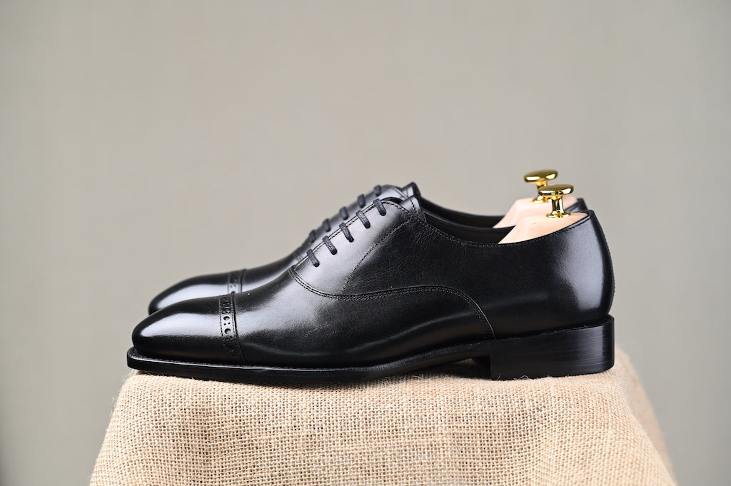 CAMUS Punched Cap Toe Oxfords - CNES Shoemaker