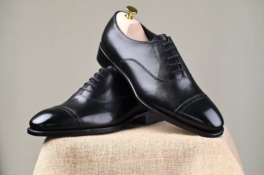 CAMUS Punched Cap Toe Oxfords - CNES Shoemaker