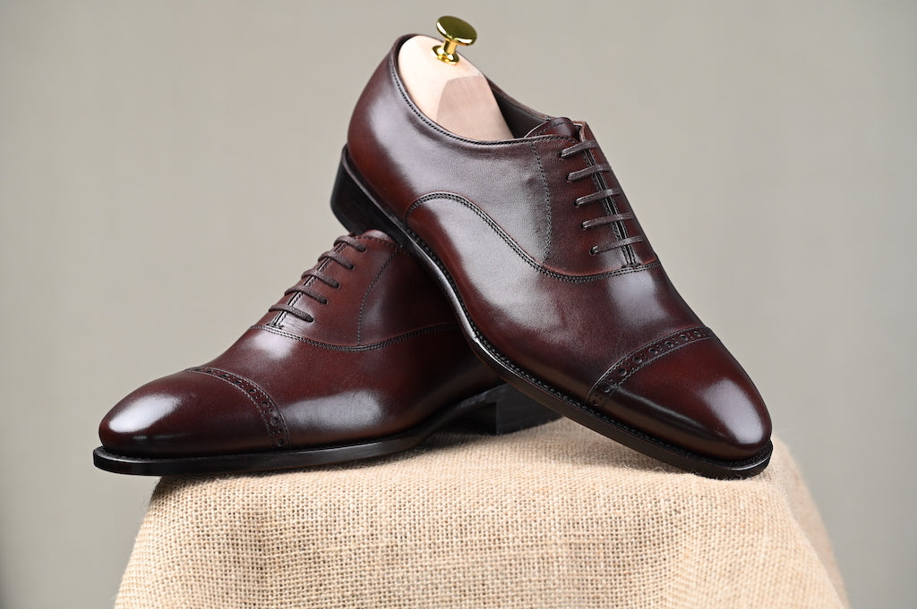 CAMUS Punched Cap Toe Oxfords - CNES Shoemaker