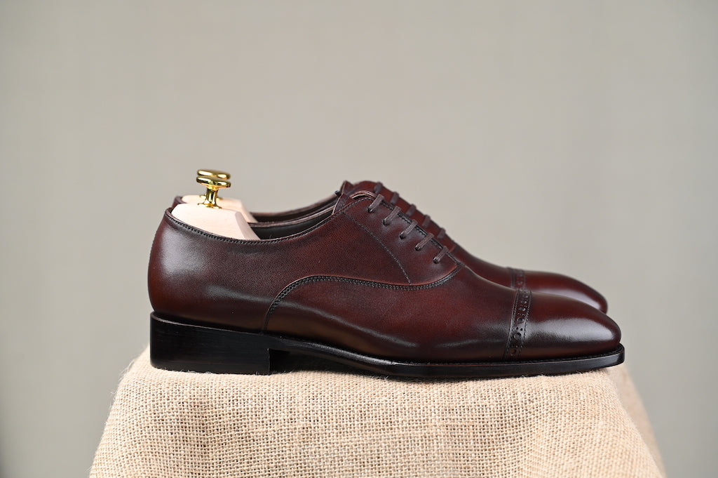 CAMUS Punched Cap Toe Oxfords - CNES Shoemaker